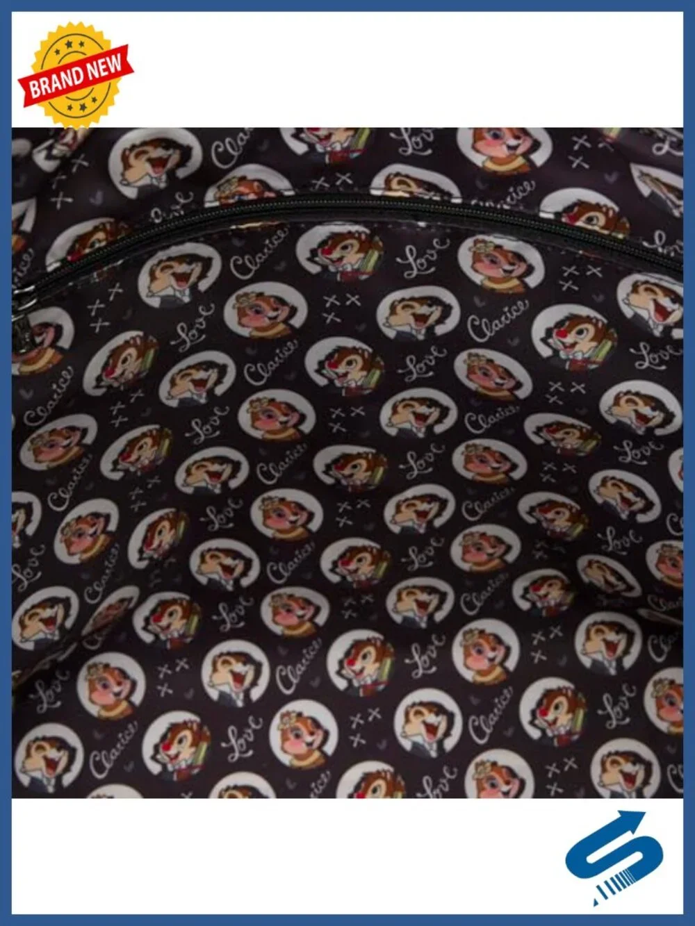 Chip 'n' Dale Loungefly Tote Bag with Detachable Coin Bag Faux Leather